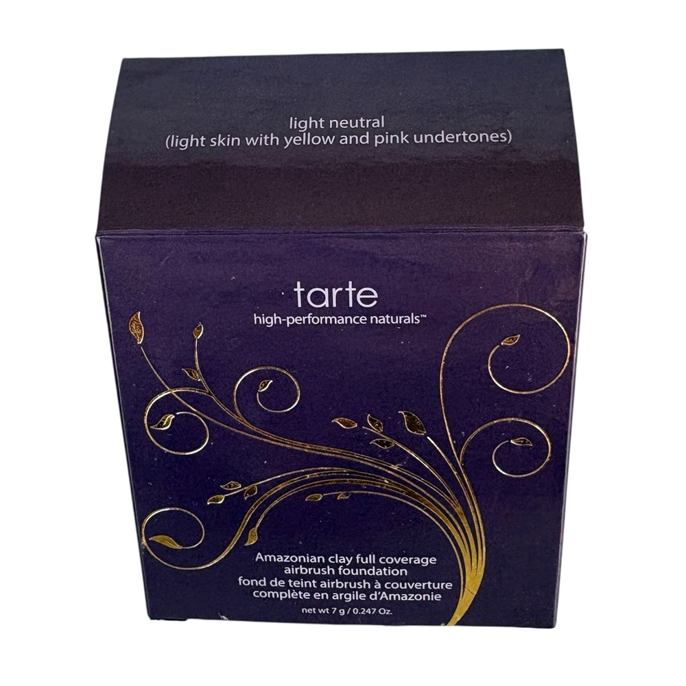 🔴 NEW Tarte Amazonian Clay Full Coverage Airbrush Foundation - Light Neutral